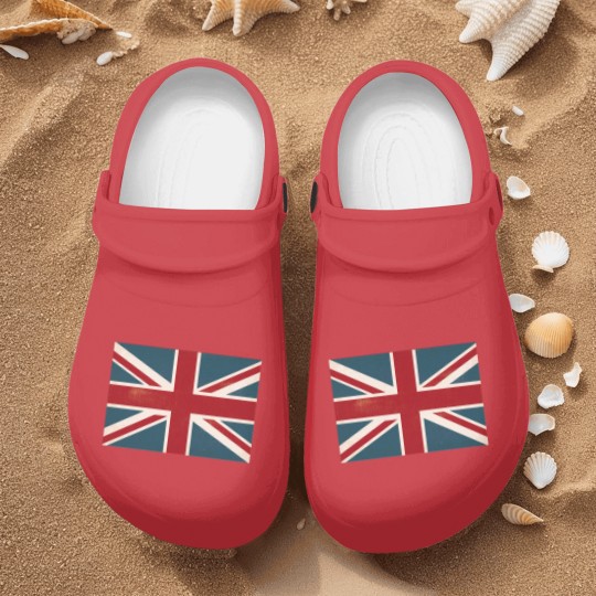 Discover VINTAGE UNION JACK BRITISH FLAG Nurse Clogs