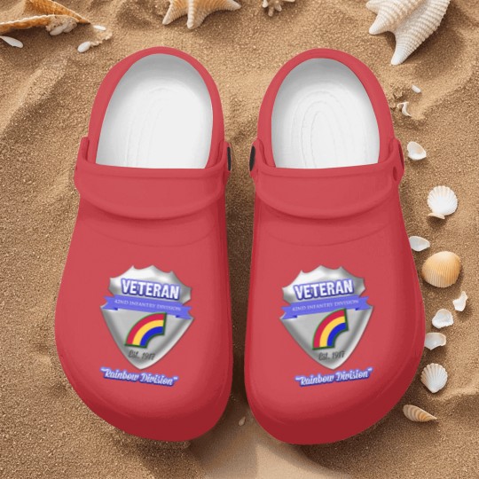 Discover Veteran 42nd Infantry Division Nurse Clogs