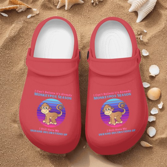 Discover Funny Political Monkeypox Nurse Clogs