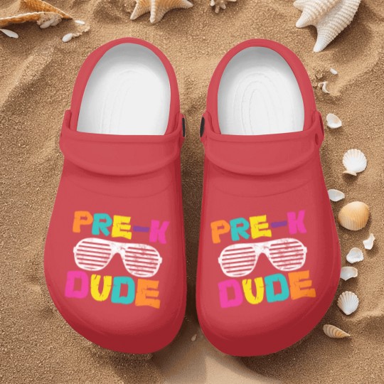 Discover Pre-K Dude Back To School Teacher Student Preschool Nurse Clogs