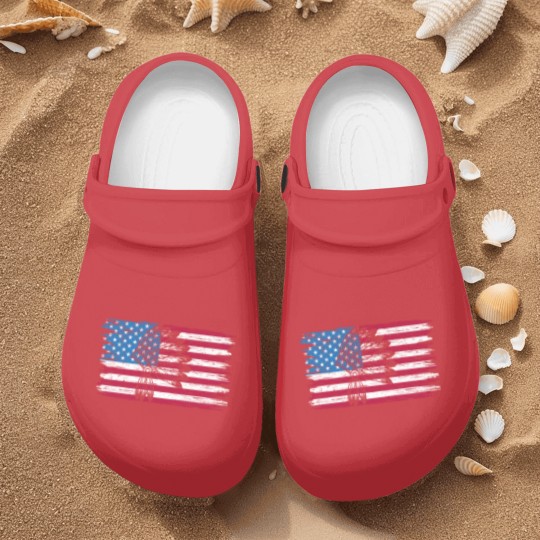 Discover Native American USA Indigenous People 4th Of July Nurse Clogs