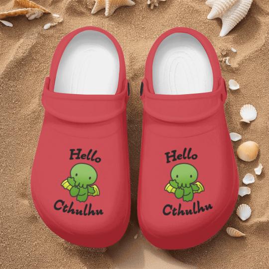 Discover Hello Cthulhu Nurse Clogs