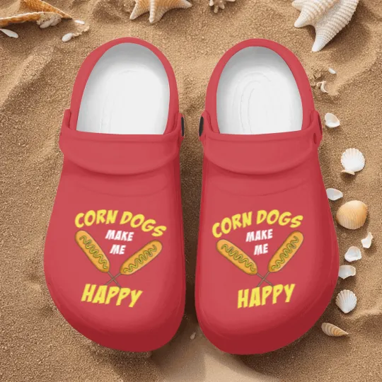 Discover Corn Dogs Corndog Pulled Pork Sausage Party Gift Nurse Clogs