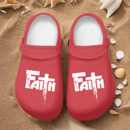 Discover Faith Cross Nurse Clogs