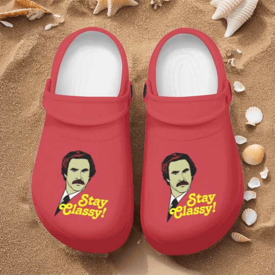 Discover Stay Classy! - Anchorman - Nurse Clogs