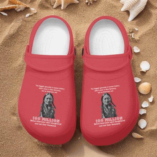 Discover sitting bull - Native American - Nurse Clogs