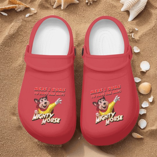 Discover Mighty Mouse, distressed - Mighty Mouse - Nurse Clogs