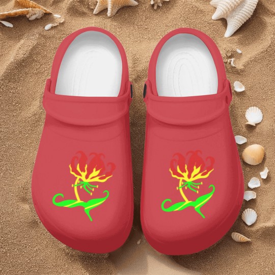 Discover Flame Lily, Zimbabwe Nurse Clogs