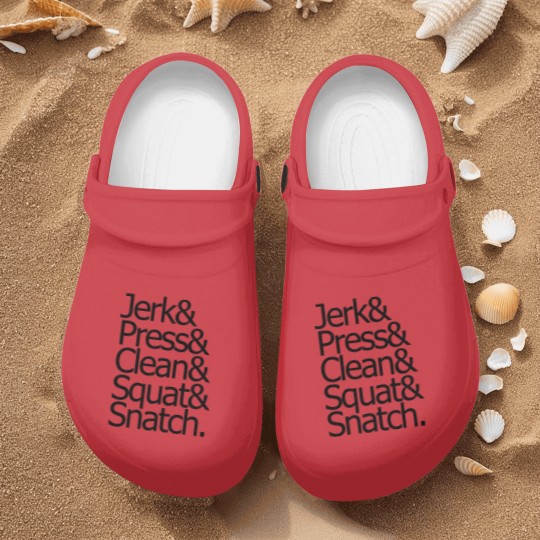 Discover jerk & press & clean & squat & snatch Nurse Clogs