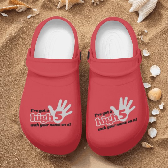 Discover I ve Got A High Five With Your Name On It Nurse Clogs