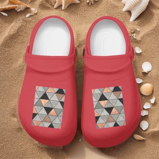 Discover Concrete and Copper Triangles 2 - Triangle - Nurse Clogs