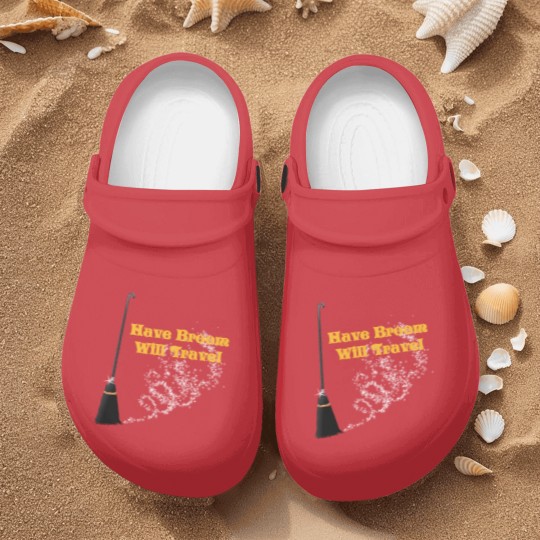 Discover Funny Have Broom Will Travel Halloween Nurse Clogs