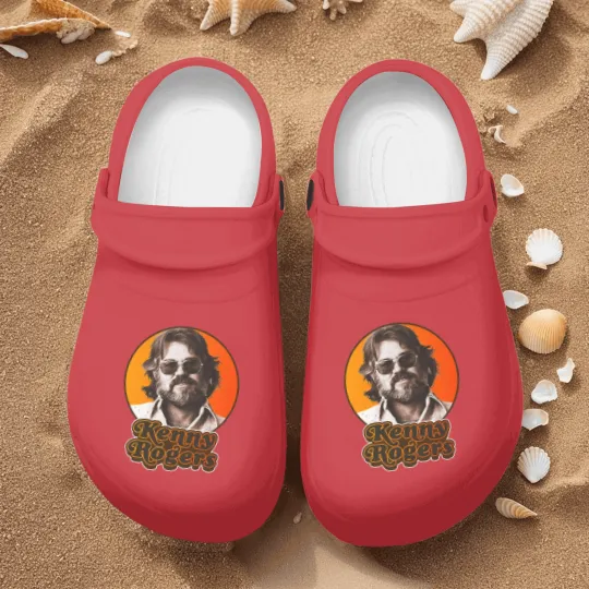 Discover Retro Kenny Rogers Country Tribute Classic Nurse Clogs