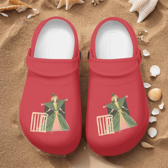 Discover The Gone With the Wind curtain dress - Sketch - Nurse Clogs