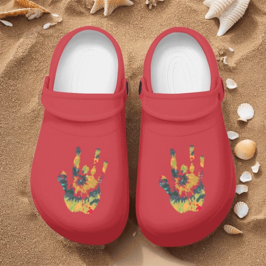 Discover Tie Dye Jerry Vintage - Jerry Garcia Hand - Nurse Clogs