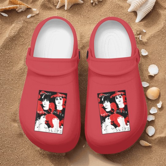Discover the slits band punk rock distressed colorful grungy vintage Nurse Clogs