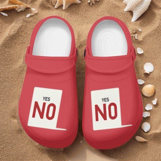 Discover Yes, NO - Casino - Nurse Clogs