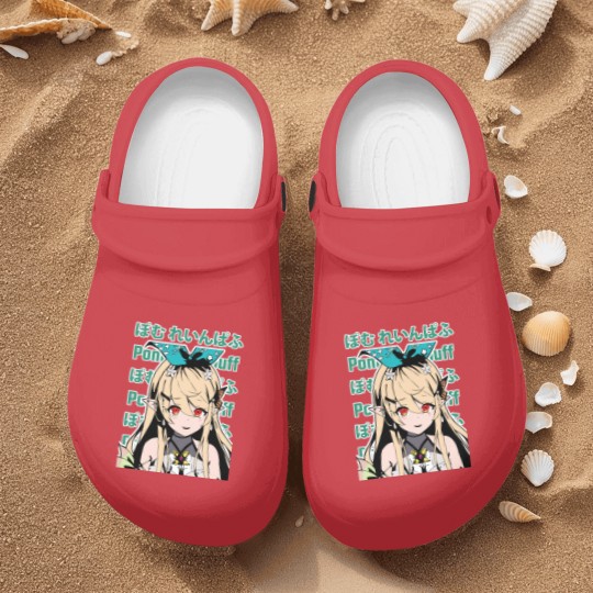 Discover Nijisanji EN Pomu Rainpuff Blush Nurse Clogs