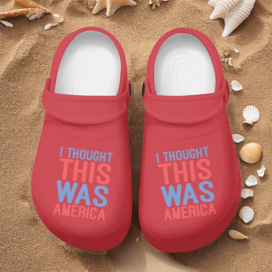 Discover I Thought This Was America Nurse Clogs