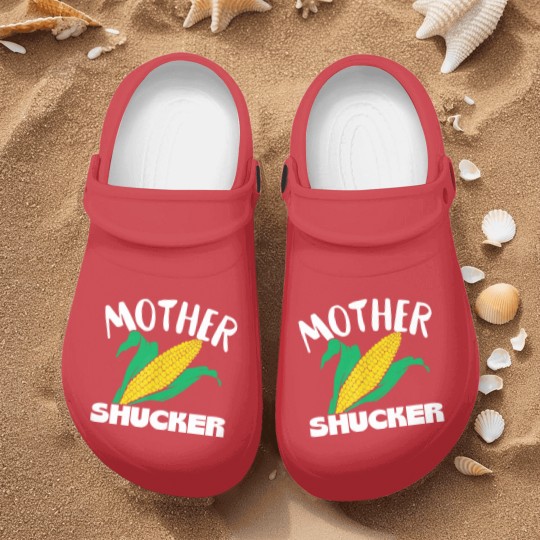 Discover Mother Shucker Mom Pun Funny Corn Farmer Mom Gift Nurse Clogs Nurse Clogs