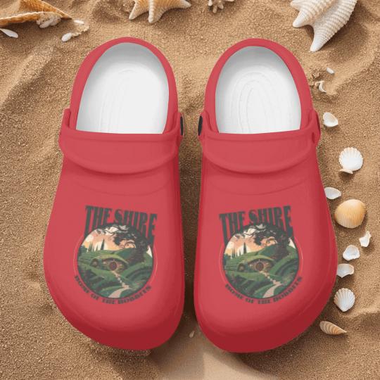 Discover The Shire LOTR Nurse Clogs | Distressed Fantasy Merch Tolkien Aragorn