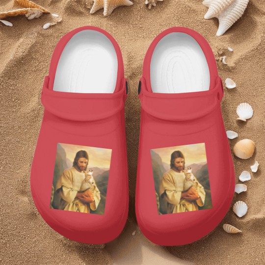 Discover cats and jesus lover gift - Cat And Jesus - Nurse Clogs