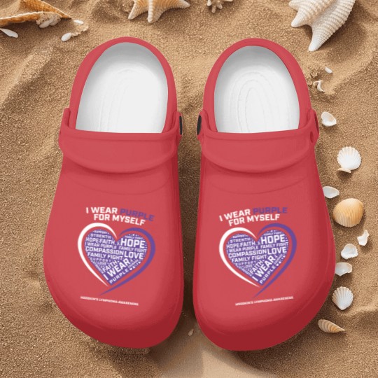 Discover Hodgkin'S Disease Purple Hodgkins Lymphoma Cancer Nurse Clogs