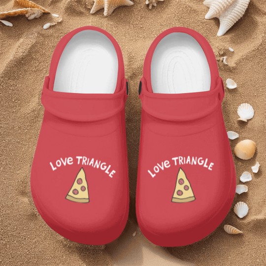 Discover Love Triangle Pizza Crusher Nurse Clogs