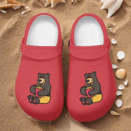 Discover Swiss Bear and Popcorn Nurse Clogs