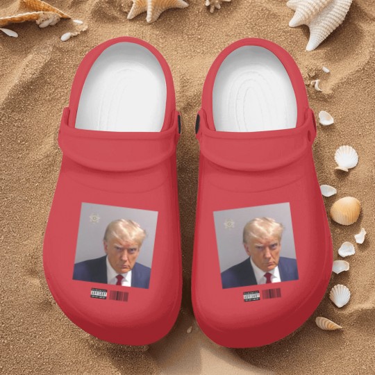 Discover Donald Trump Mugshot Nurse Clogs
