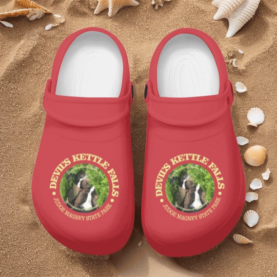 Discover Devil's Kettle Falls Nurse Clogs