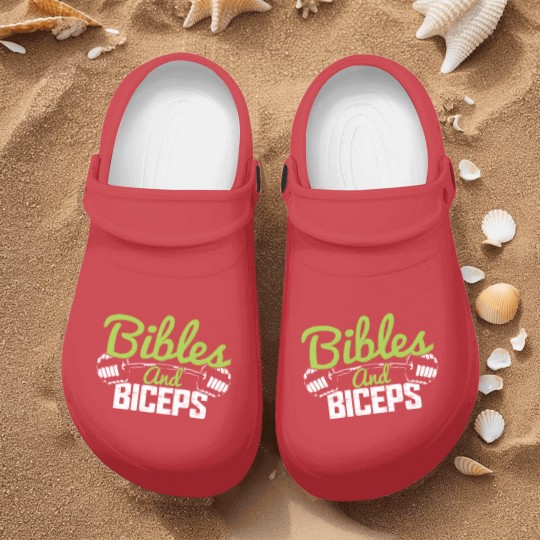 Discover BIBLES AND BICEPS Nurse Clogs