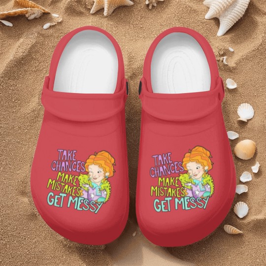 Discover Take Chances Make Mistakes Get Messy Nurse Clogs, Miss Frizzle Nurse Clogs, Magic School Bus