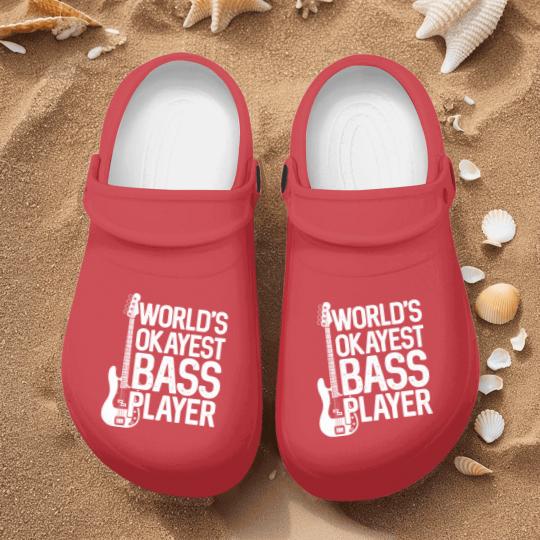 Discover World'S Okayest Bass Player Bassists Musician Nurse Clogs