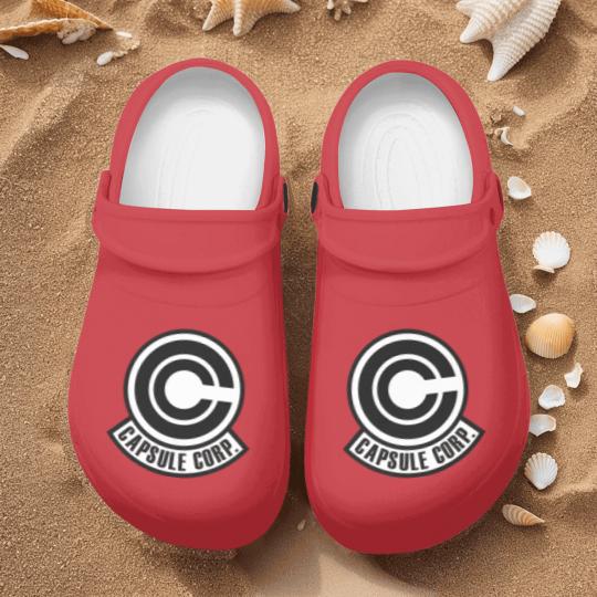 Discover Capsule corp original logo Nurse Clogs