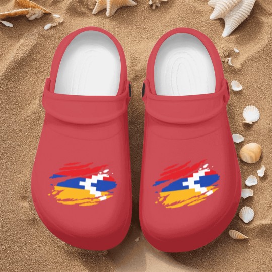 Discover Artsakh Flag Proud Artsakh Support Artsakh Strong Nurse Clogs