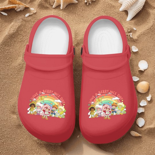 Discover Vintage Have a Berry Nice Day, Strawberry Shortcake Retro Nurse Clogs, Berry Adventures