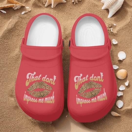 Discover Shania Twain That don't Impress me Leopard Cheetah Print Nurse Clogs
