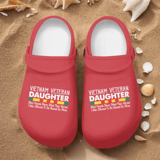 Discover Daughter of a Vietnam Veteran Nurse Clogs