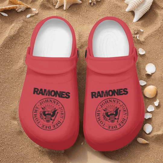 Discover Nurse Clogs Ramones Logo Tommy Dee Dee Joey Retro Vintage