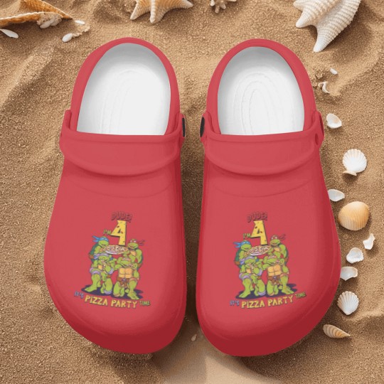 Discover Teenage Mutant Ninja Turtles I'm 4 Dude Pizza Birthday Party | Essential Nurse Clogs