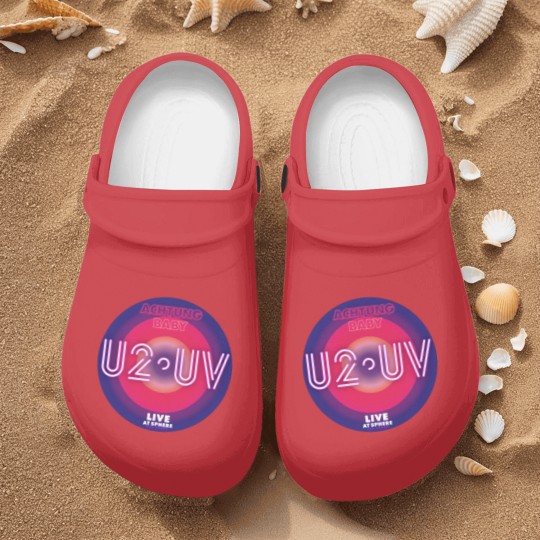 Discover U2 Band Tour 2023 Nurse Clogs, U2 UV Achtung Baby