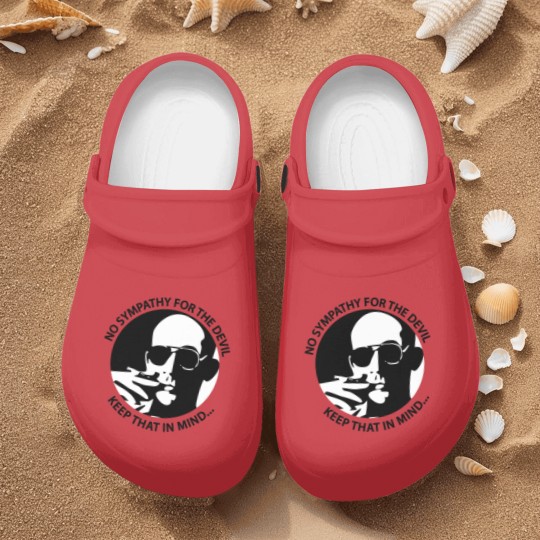 Discover No Sympathy For The Devil Nurse Clogs
