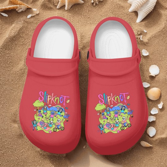 Discover SL.I.P.KN.OT Nurse Clogs - All Hope Is Gone Nurse Clogs - The End So Far Merch -  The Gray Chapter Nurse Clogs