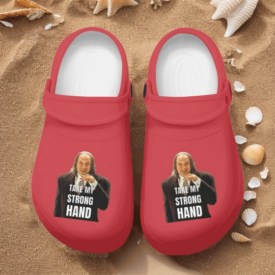 Discover TAKE MY STRONG HAND Nurse Clogs