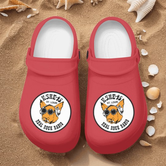Discover KSHE 95 real rock radio station St. Louis area Baby Blankets Nurse Clogs