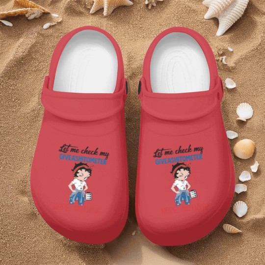 Discover Betty Boop Let Me Check My Giveashitometer Nope Nothing Vintage Nurse Clogs