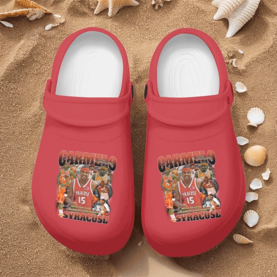 Discover Vintage 90s Graphic Carmelo Anthony Syracuse Nurse Clogs, Carmelo Anthony Nurse Clogs