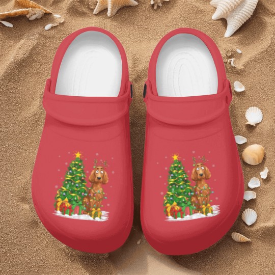 Discover Irish Setter Dog Lover Xmas Lighting Irish Setter Nurse Clogs