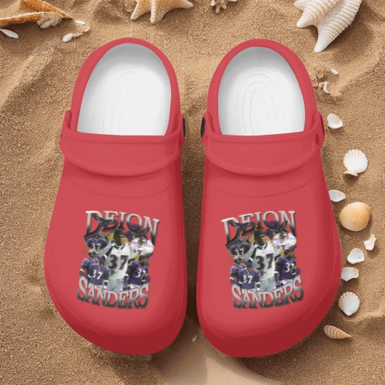 Discover Deion Sanders Ravens Vintage 90's Style Nurse Clogs
